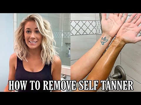 HOW TO REMOVE SELF TANNER | LAURA BEVERLIN