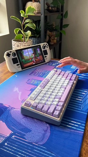 Aula F75: Bonus Tappies with Hippo PBT Keycaps