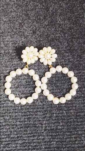 Earring Making for Beginners DIY Earrings #diyshorts