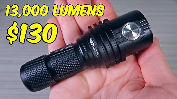 Insanely Bright: 13,000 Lumen Pocket Flashlight Tested
