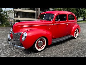 Test Drive 1940 Ford 2 Door Sedan SOLD $29,900 Maple Motors #2771-1