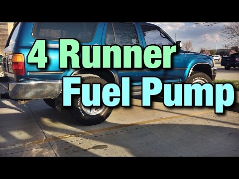 1993 Toyota 4 Runner Fuel Pump Replacement