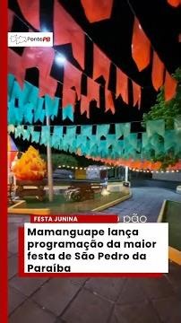 The São Pedro de Mamanguape 2026 festival has released its program with shows and events in Paraíba.