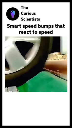 Science | Interesting | How it works on Instagram: "Speed bumps are a common road safety tool, but technology is making them smarter than ever. These reactive speed bumps don’t just sit passively — they interact with vehicles to enhance safety. Here’s how they work: 1️⃣ Speed Detection: Equipped with sensors, these bumps can detect the speed of approaching vehicles in real time. 🚗 2️⃣ Dynamic Response: If a car approaches too fast, the bump can adjust its height or activate warning signals, ale