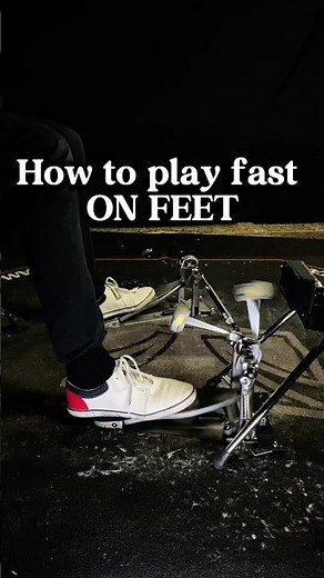 How to play fast on FEET? #drums