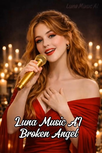 Broken angel | Lyrics 🎧 | Luna Music AI #shorts #shortvideo #viral #trending
