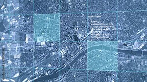 Surveillance system tracking person's phone, sim card tracking, spying on target. Phone tracking, satellite control center 4K