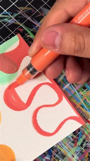 Immersive painting | Just draw randomly #ImmersivePainting #AcrylicMarkers #Painting #DailyArtwork