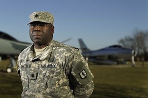 Lt. Col. John E. Langston, a career soldier, helps keep the troops ready in war and peace