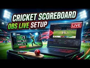 Cricket Scoreboard Software for Live Streaming Mobile