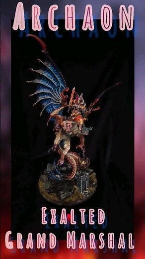Painted Archaon Exalted Grand Marshal of the Apocalypse Slaves to Darkness Leader Age of Sigmar