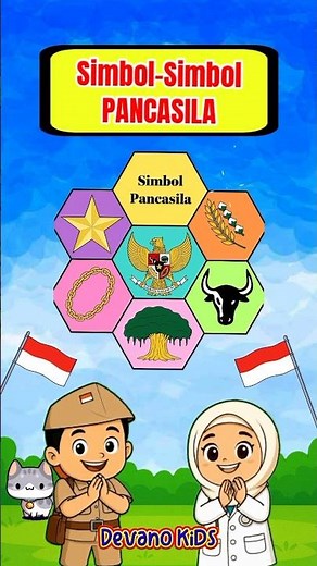 Simbol-Simbol Pancasila | Lagu Anak Paud Tk Sd Edukasi Pendidikan