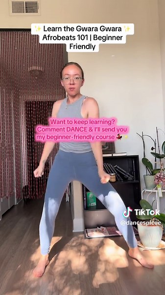 Learn the iconic Gwara Gwara move with my beginner-friendly Afrobeat dance course! Perfect for newbies wanting to vibe to Afrobeat rhythms while syncing with their cycle. Join a supportive dance community and build your confidence step-by-step. COMMENT DANCE below and I’ll send you the course info! #GwaraGwara #AfrobeatDance #BeginnerDanceCourse #AfroDance #DanceForBeginners