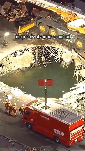 When temporary structures fail.