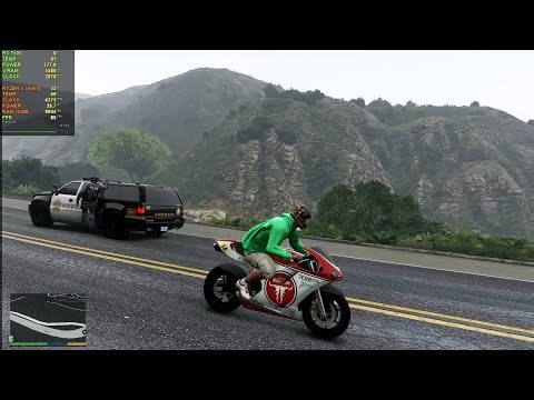 Having fun in GTA V Free Roam NATURAL VISION ENHANCED RX 7600 + RYZEN 5600G