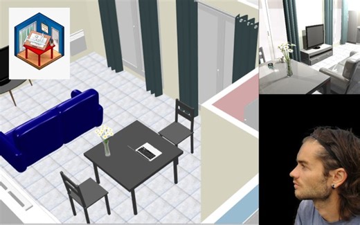 「福利」「中英字幕」Udemy - Sweet Home 3D室内与室外设计