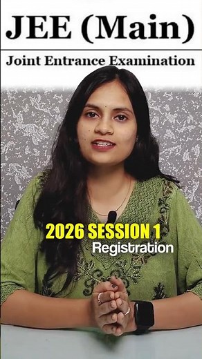 JEE Main 2026 Registration Link Activated | Apply Online Now | NTA Latest Update
