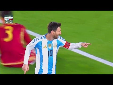 Lionel Messi vs Venezuela - Last Home ground Match for Argentina [FAREWELL]