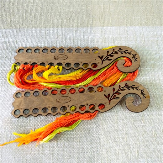 Hand Embroidery Floss Organizer 2 Pcs, Cross Stitch Threads Holder, Sewing Tools, Needlework Gifts - Etsy