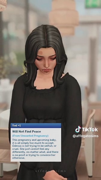 3rd Trimester Baby Shower & Gender Reveal: A Quiet Moment | The Sims 4