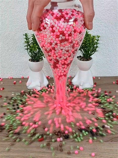 Satisfying Reverse Beads Dropping ASMR Experience