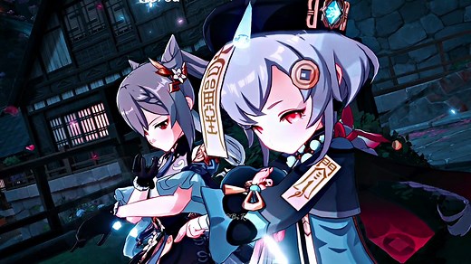 Genshin Impact Qiqi Burst Pose Showcase