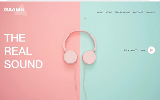 响应式音乐网站，10分钟学会 HTML5+CSS3+JS 音乐网站设计制作