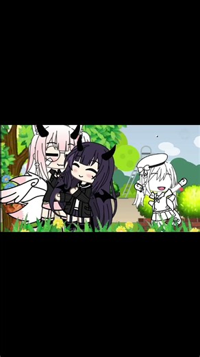 🩷🤍&💜 #gacha #gachaclub #ガチャライフ #ガチャクラブ #自作編集