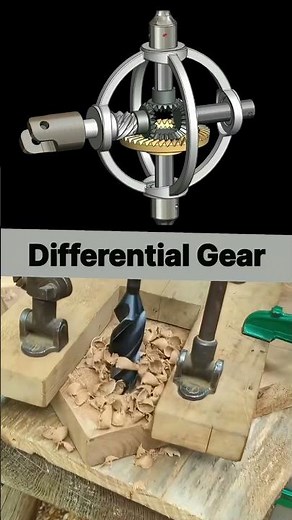 How does it work ??? / Differential gear work mechanism / gear work #tech #automobile #car #bike