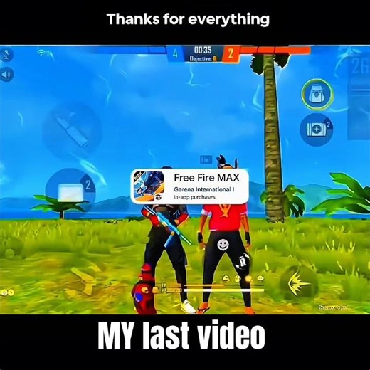 THANKS FOR EVERYTHING 💖🥹 #ffshorts #shortsfeed