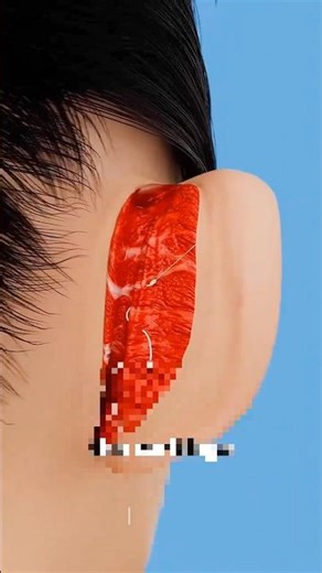 What happens if you cut your ear?🦻😱 #shorts #facts