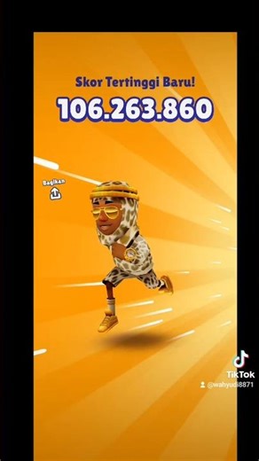skor tertinggi baru warriorpemula #shorts #subwaysurfers #viral #sybo