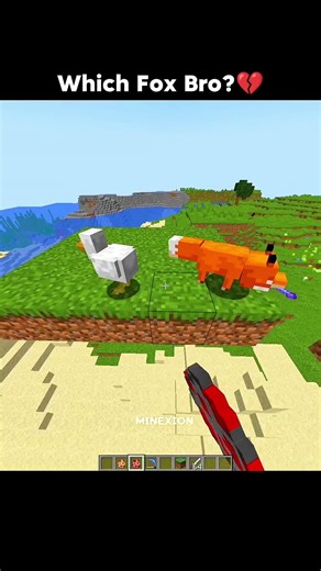 Minecraft sad fox moment💔