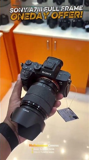 SONY A7M3 FULL FRAME AVAILABLE IN MUTHUKUMARAN CAMERAS#sony a7m3#muthukumarancameras