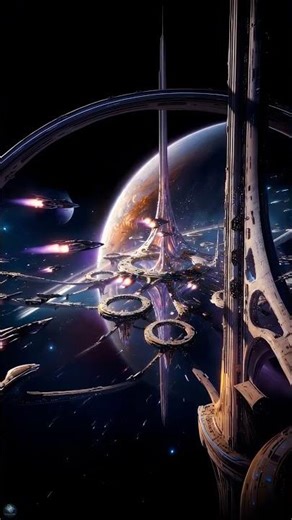 Space Ambience, Spacestation #spacestation #galacticjourney #alienworlds