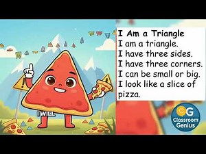 I Am a Triangle 🔺 | Easy Reading Story for Kids | Learn Shapes & Read