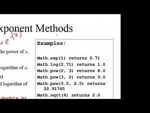 Java || Ch4. Mathematical Functions