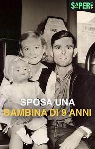 1.4M views · 6.5K reactions | Verso la metà del ventesimo secolo, Charlie Johns, di 22 anni, si era finalmente unito in matrimonio... solo che sua moglie aveva 9 anni. Il matrimonio aveva scandalizzato gli Stati Uniti, non solo per l'unione in sé, ma anche per quello che avrebbero detto i genitori e le autorità. Cosa sarebbe accaduto la prima notte di nozze? SAPERE di più te lo racconta. #curiosità #antichità | Sapere + | Facebook