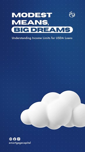 Understanding income limits and guidelines is important for prospective USDA loan applicants. It ensures alignment with the program’s purpose of assisting those with modest incomes in achieving homeownership. Explore your eligibility and check with USDA guidelines today. #realestate #realestateagent #mortgage #loan #loanofficer #tips #lender #dreamhome #homeownership #investment #investing | E Mortgage Capital