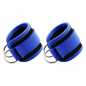 Kickback Ankle Straps for Cable Machines Ankle Wraps Bodybuilding Leg Straps 2 D Blue None Grid - Walmart.ca
