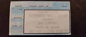 Aug 01, 1990: Bad Company / Damn Yankees at Riverbend Music Center Cincinnati, Ohio, United States | Concert Archives
