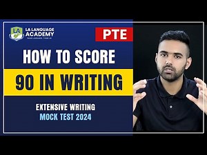 Score 90 in Writing | PTE Writing Tips & Tricks | Extensive Writing Mock Test 2024 Language Academy