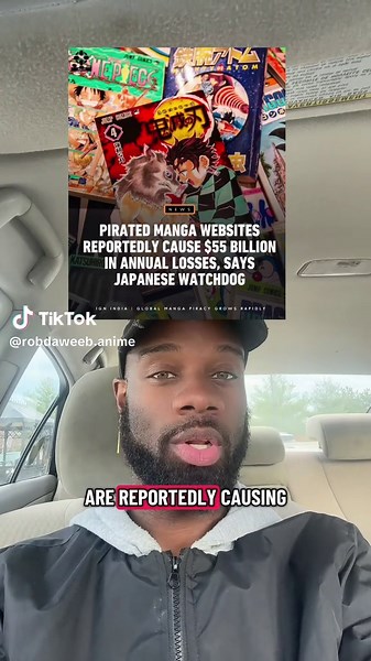 Pirated websites cause $55 billion dollars of loss in Japan! This is crazy! Anime news #animefans #animecommunity #animenews #animefyp #animemanga