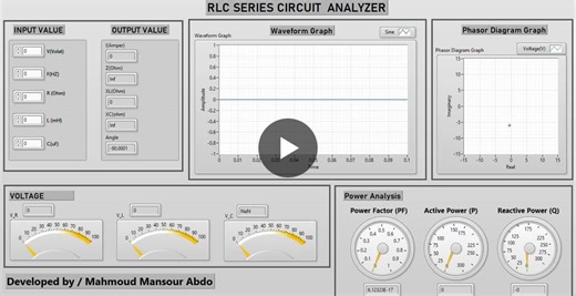 RLC Analyzer LabVIEW Dashboard Development Update | Mahmoued Mansouer posted on the topic | LinkedIn