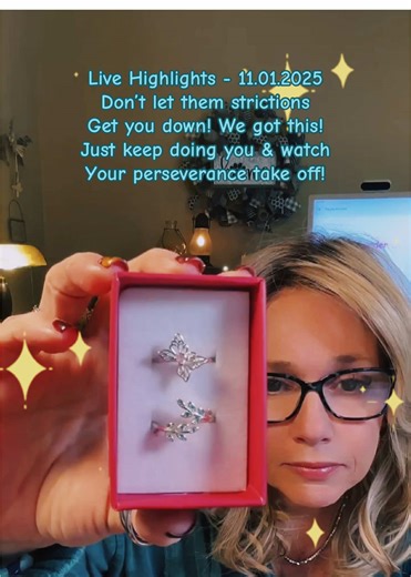 Live Highlights - 11.01.2025 Don’t let them strictions Get you down! We got this! Just keep doing you & watch Your perseverance take off! #tiktoklive #livehighlights #surprisejewelryreveals #ryze #newcollection