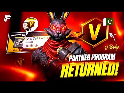How To Get V Badge In Free Fire || How To Join FF Partner Program–Full Guide 2025