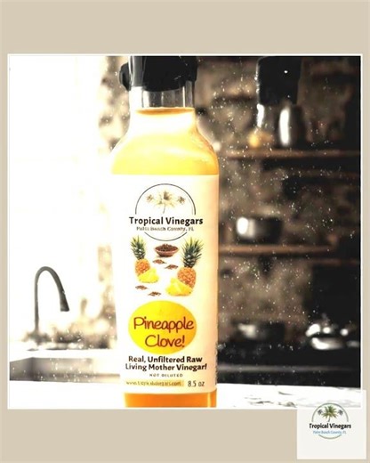 Pineapple Clove Raw Living Mother Vinegar