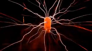 Download Electric bolts and flames electrical exploding outwards Plasma Ball for free