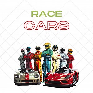 Race Car Clipart, Transparent Backgrounds, 15 PNG Bundle, Commercial Use, Scrapbooking and Card Making - Etsy