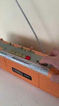 Peach Pink 80s Lenoxx Sound Model CT-725 AM FM Cassette Radio! Sounds Great Excellent Condition!
